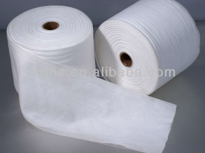 Alibaba China wholesale non woven viscose polyester wet wipe/ wet wipes raw material