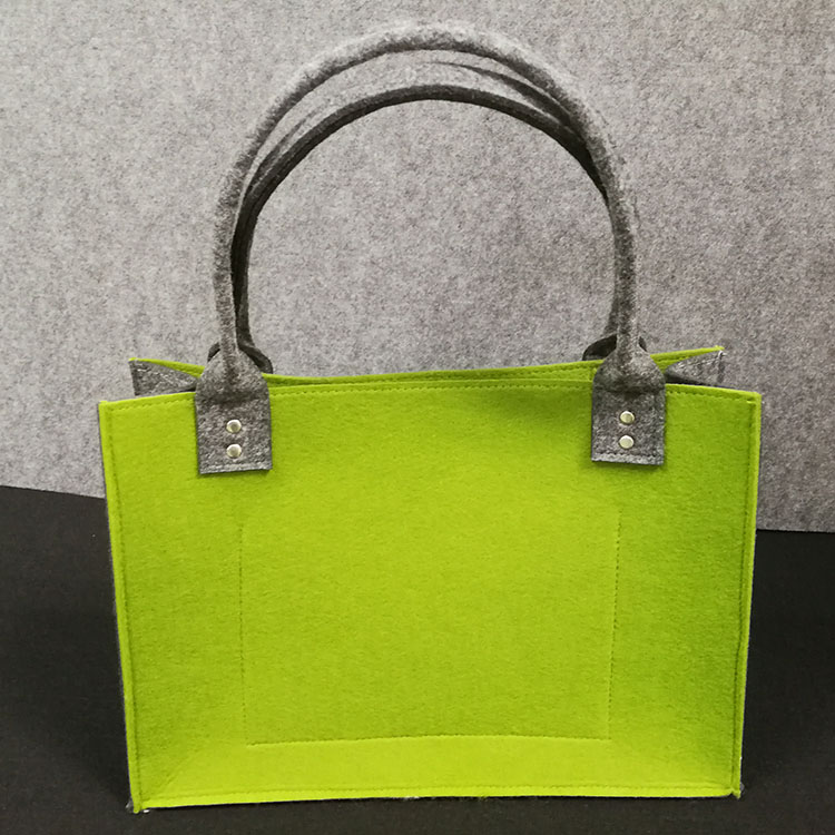 Accept Customized Logo 2018 Fashion Felt handbag shopping bags