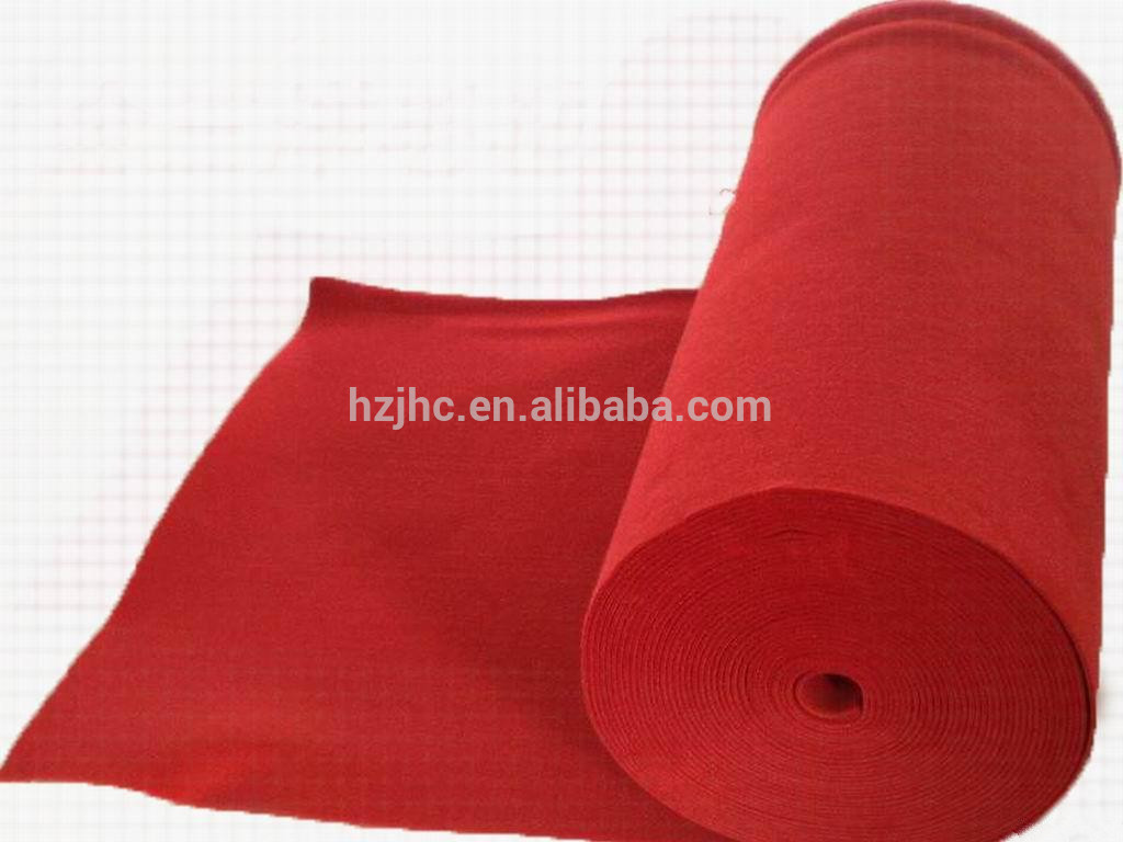 Plain non woven polyester exhibition carpets and rugs for living room