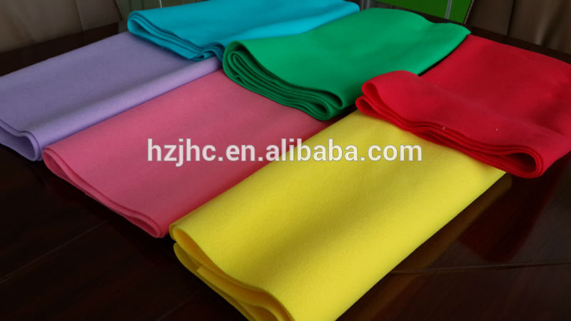 2mm thin polyester non-woven needle punched felt wholesale