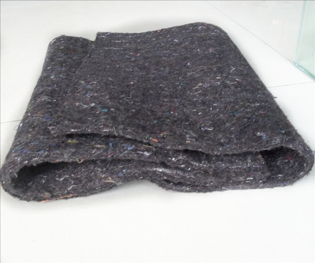 Waste recycled non-woven needle felt used carpet underlay