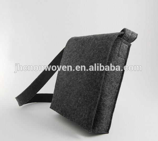 Whole sale plain needle felt fabric for laptop pouch / cover online