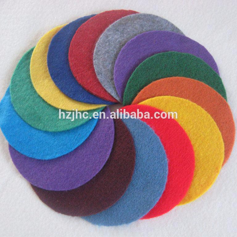 Oeko-Tex Standard 100 Non-woven 10mm thick wool felt /poly felt in good price