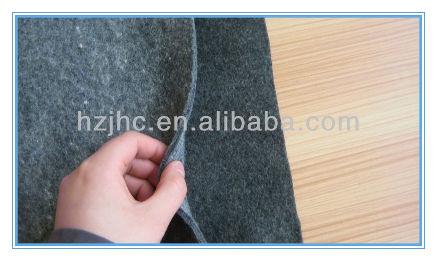 Colorful polyester needle punched nonwoven fabric textile raw material for women hand bags