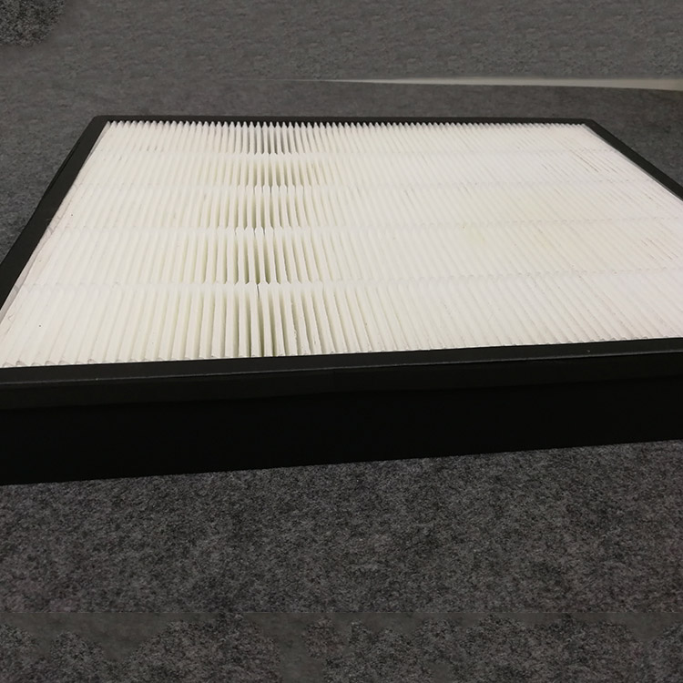 Filtè lè HEPA dirab gwosè Customized pou pirifikatè oswa sistèm vantilasyon