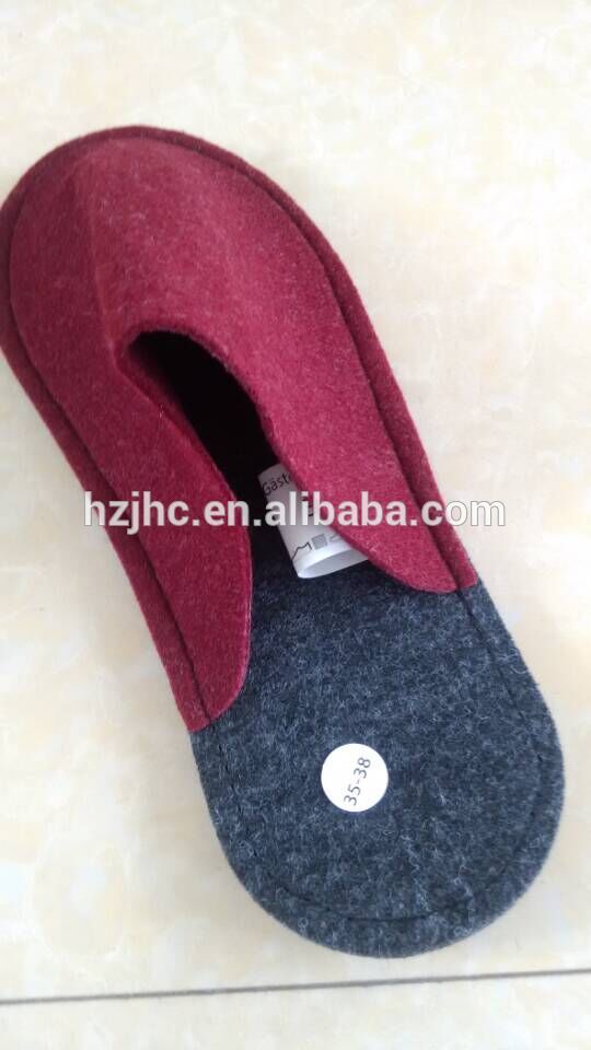 Sandal karpét non-anyaman poliéster warna-warni anu ditinju jarum