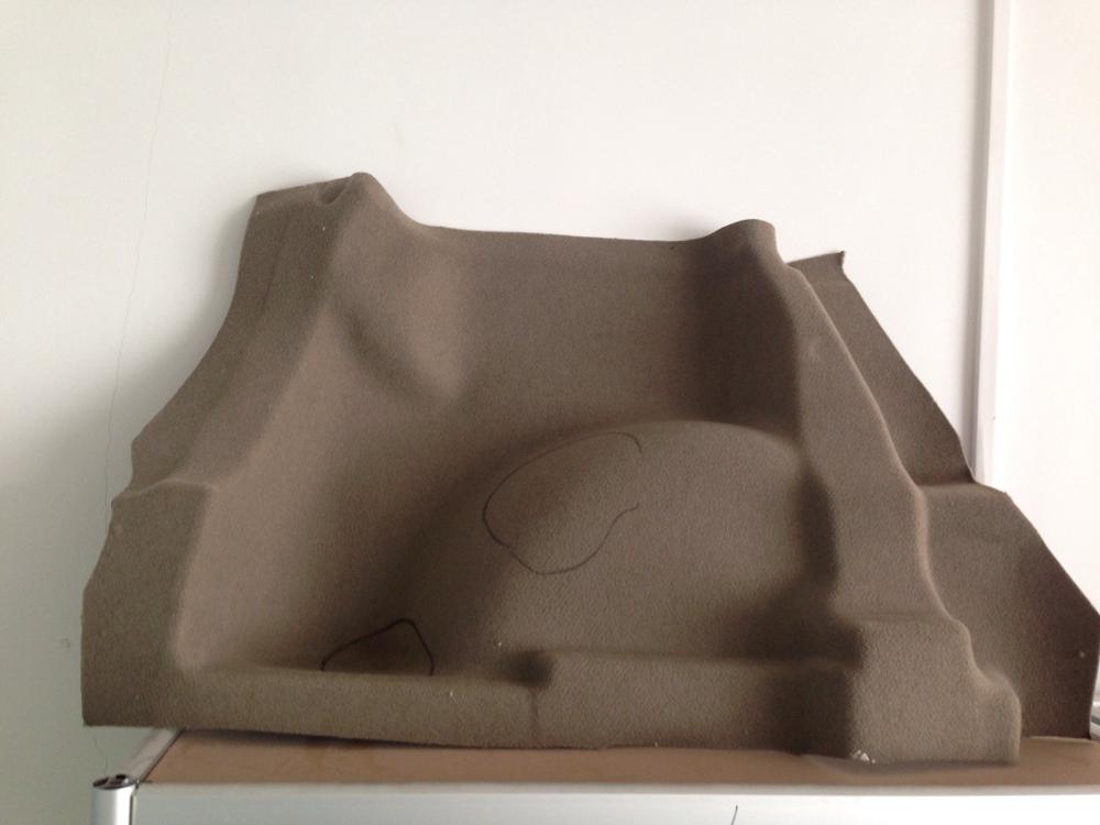 Flame retardant non-woven car interior fabric