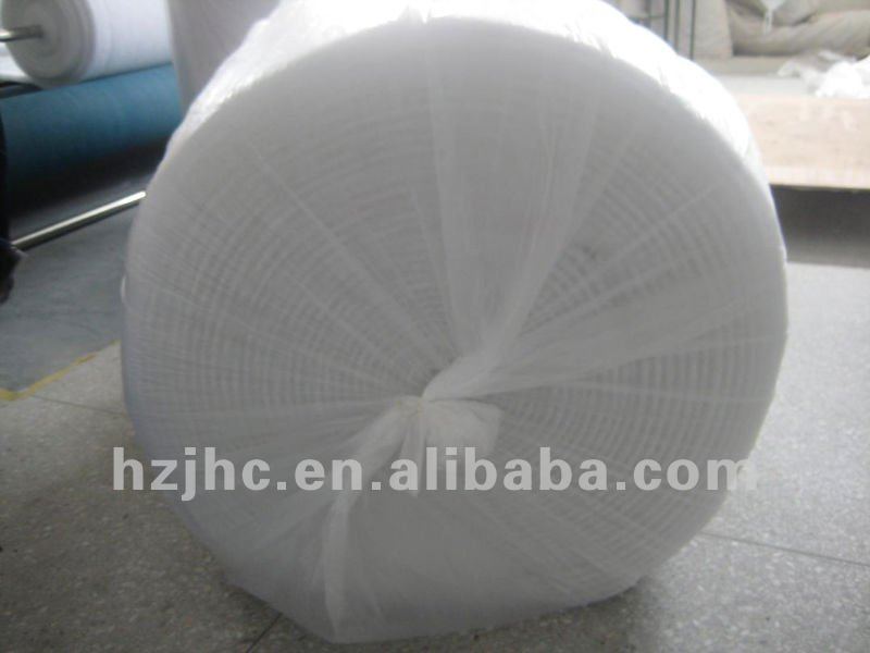 Ohnivzdorná tepelně lepená netkaná bavlněná výplňová látka z prostěradel