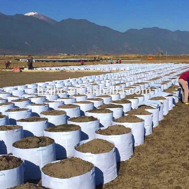 Ысык сатылуучу ийне менен тешилген токулбаган кездемеден жасалган отургузуучу баштык