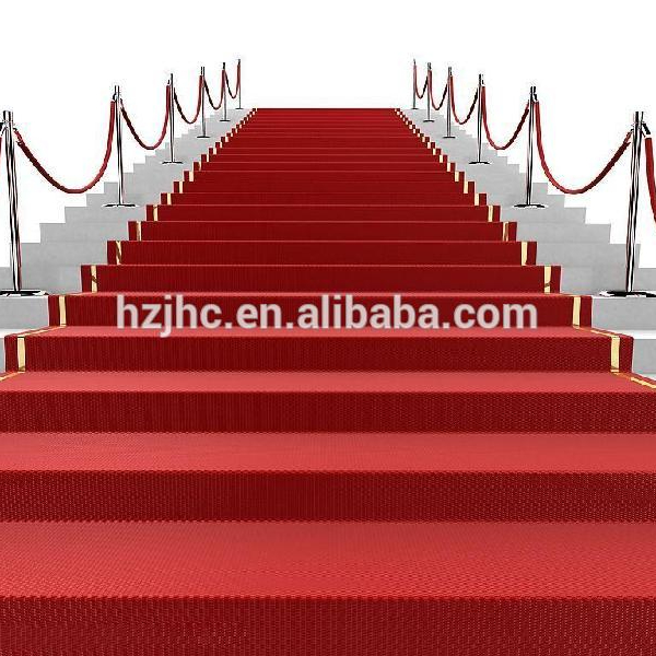 Make-to-order color needle punched polyester nonwoven needle felt carpet